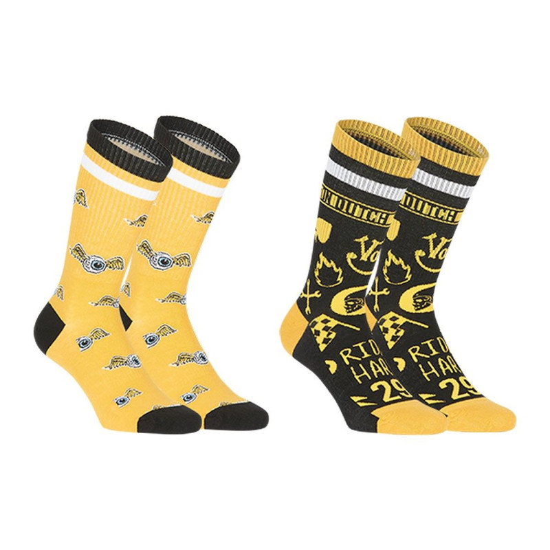 Lot de 2 Paires de chaussettes Tennis homme Fantaisie, Mode Orange - Vondutch Vondutch - 1
