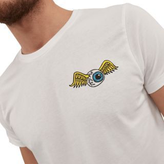 T-shirt homme Col rond Print Devant et Dos Eye Vondutch - 2
