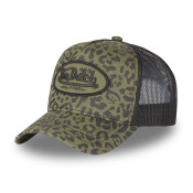 Casquette en coton trucker avec filet Leopard Vondutch - 1