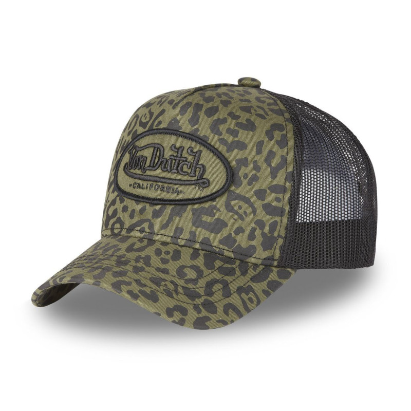Casquette Vondutch Verte Trucker Snapback LÉOPARD Vondutch - 1