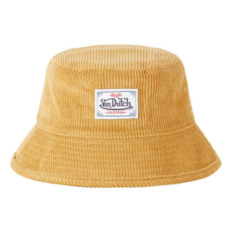 Bob Jaune 100% Coton en Velours côtelé | Von Dutch Vondutch - 1