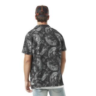 Chemise Hawaïenne Droite Manches courtes Noire Tropical | Homme - Vondutch Vondutch - 2