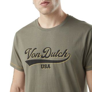 Tee Shirt Vert Regular Col rond College | Homme - Vondutch Vondutch - 2