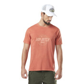 T-shirt homme col rond et print devant avec acid wash en coton Brand Vondutch - 1