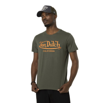 T-shirt col rond homme avec logo en coton First