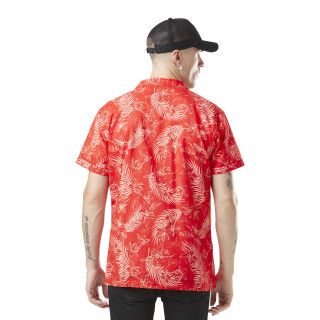 Chemise en Coton coupe Regular Manches courtes Rouge TROPICAL | Homme - Vondutch Vondutch - 2