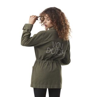 Surchemise Mi saison Verte Coton CLOUS | Femme - Vondutch Vondutch - 2