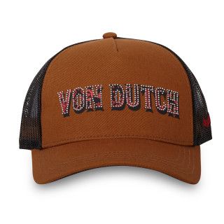 Casquette Vondutch Marron Trucker Snapback Stud Vondutch - 2