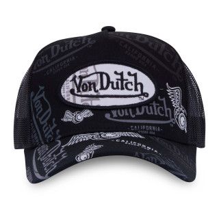 Casquette Vondutch Noir, Gris, Trucker Snapback Graffiti Vondutch - 2