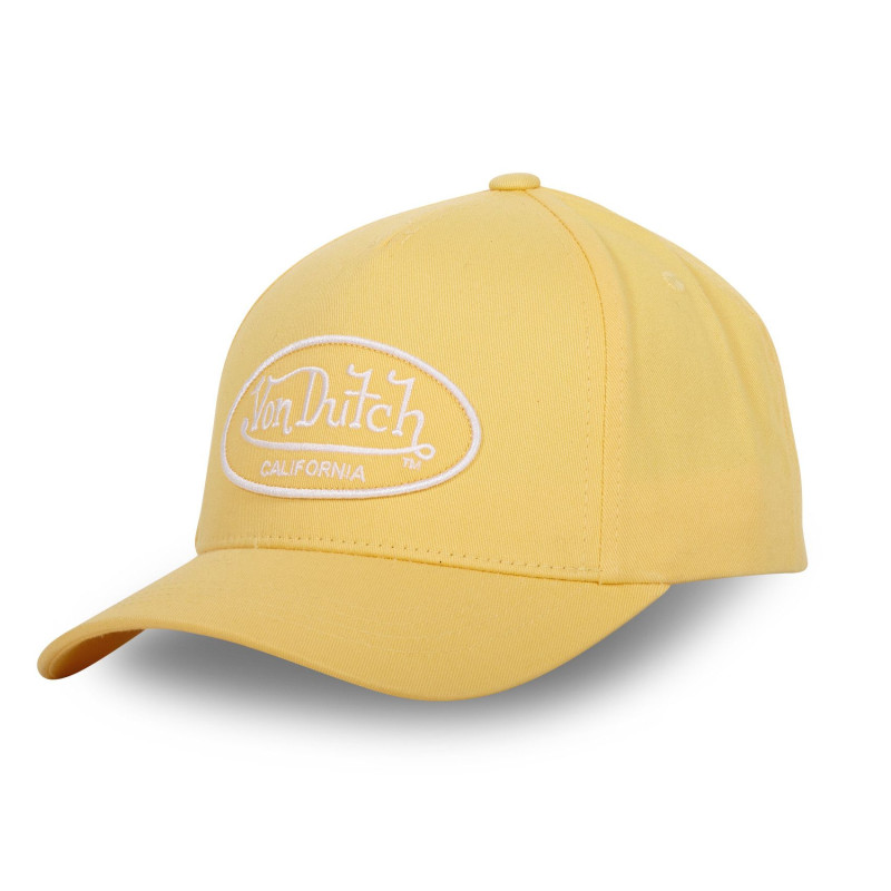 Casquette Vondutch Jaune Baseball Strapback / Boucle LOFB
