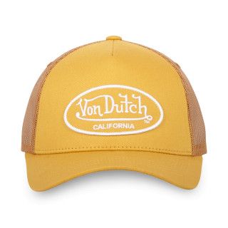Casquette Vondutch Jaune/Blanc Trucker Strapback / Boucle LOFB