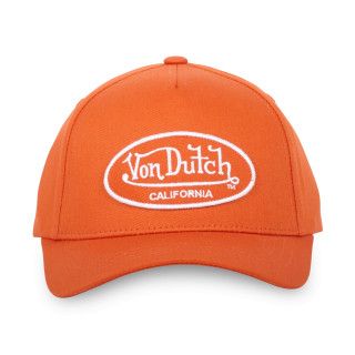 Casquette Vondutch Orange/Blanc Baseball Strapback / Boucle LOF