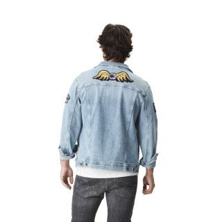 Veste en Jean effet Délavé Mi saison Bleue MAX | Homme - Vondutch | Von Dutch