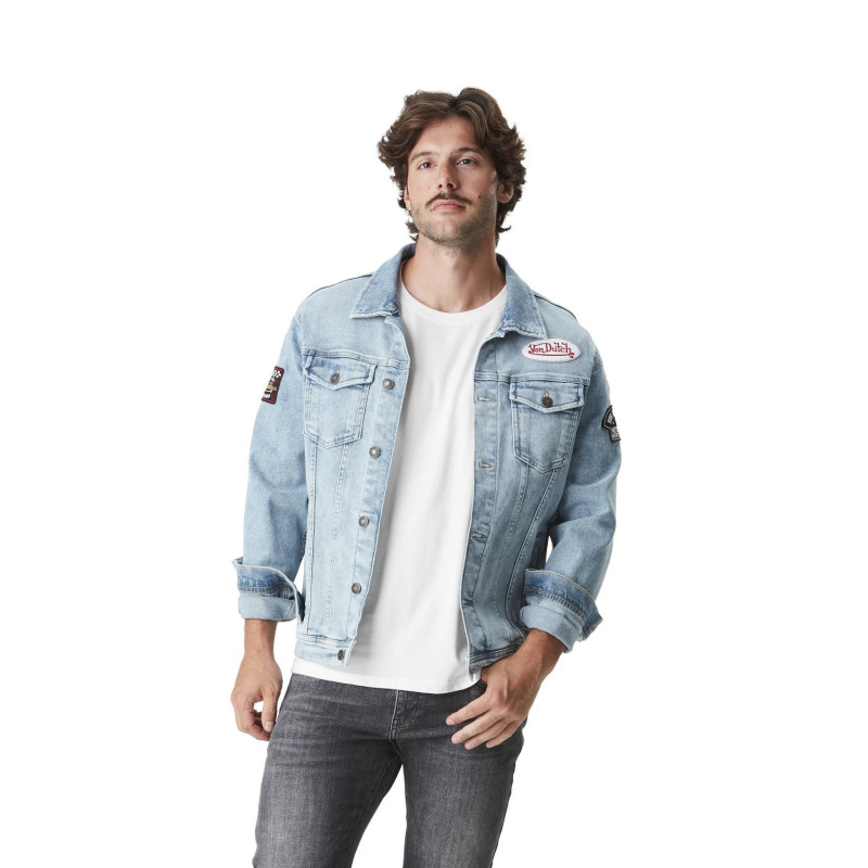 Veste en Jean effet Délavé Mi saison Bleue MAX | Homme - Vondutch | Von Dutch