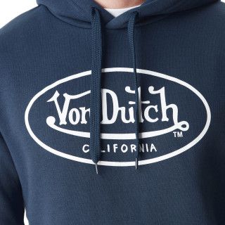 Sweat à Capuche Bleu Molletoné BRAND | Homme - Vondutch | Von Dutch