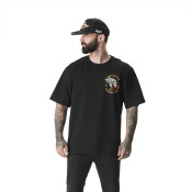 Tee Shirt Noir coupe Relaxed fit Col rond LEGEND | Homme - Vondutch