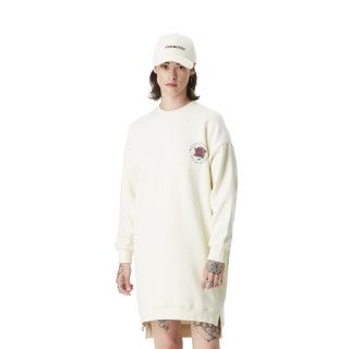 Robe Sweat Beige Hiver coupe Droite Col rond GUN | Femme - Vondutch