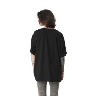 Tee Shirt Noir coupe Oversize Col rond CONCERT | Femme - Vondutch