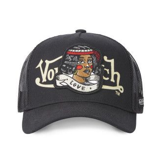 Casquette Vondutch Noire Trucker Snapback LOVE