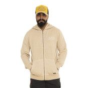 Sweat à capuche Zippé Beige CRUZ | Homme - Vondutch | Von Dutch