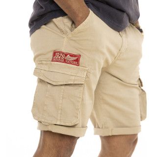 Bermuda en Coton coupe Court Beige Ceinture Elastique | Homme - Vondutch | Von Dutch