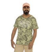 Tee Shirt Kaki coupe Regular Coton Imprimé Col rond RON | Homme - Vondutch | Von Dutch