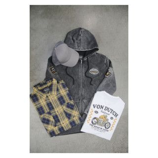 Chemise en Flanelle à carreaux coupe Régular Manches longues Jaune JACK | Homme - Vondutch | Von Dutch