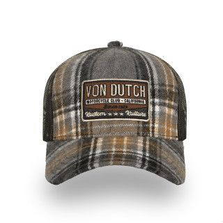 Casquette Vondutch Grise Baseball Snapback CAR | Von Dutch