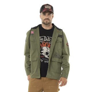Veste à capuche Mi saison Kaki REVOLT | Homme - Vondutch | Von Dutch