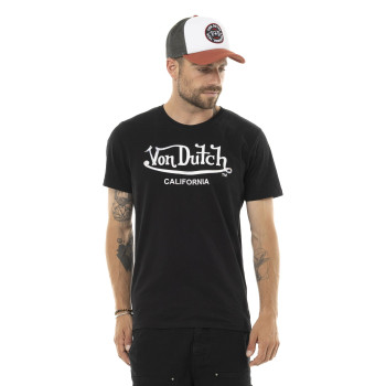 Tee Shirt Noir coupe Régular Col rond FIRST | Homme - Vondutch
