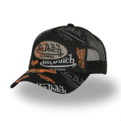 Casquette Vondutch Noire Trucker Snapback CAFE | Von Dutch
