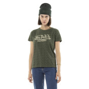 Tee Shirt Kaki coupe Régular Col rond LÉOPARD | Femme - Vondutch | Von Dutch