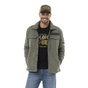 Blouson Matelassée Matelassé Mi saison Kaki HARPER | Homme - Vondutch | Von Dutch
