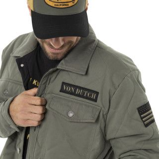 Blouson Matelassée Matelassé Mi saison Kaki HARPER | Homme - Vondutch | Von Dutch