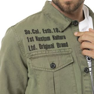 Surchemise Mi saison Kaki CAIN | Homme - Vondutch | Von Dutch