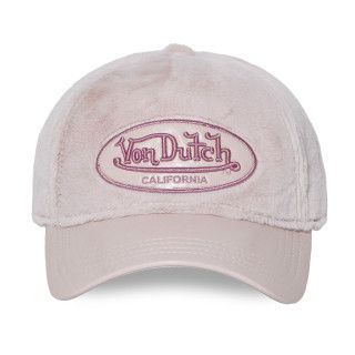 Casquette Vondutch Rose Baseball Snapback en Fausse fourrure PILE | Von Dutch