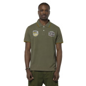 Polo Kaki coupe Regular Col boutonné KUST | homme - Vondutch | Von Dutch