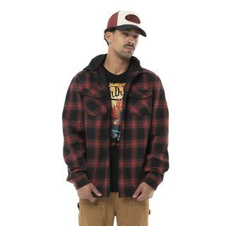 Surchemise à carreaux Mi saison en flanelle et capuche détachable Howard | Homme - Vondutch | Von Dutch