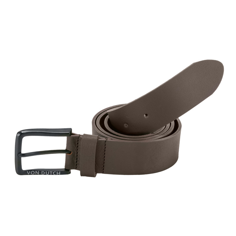 Ceinture en Cuir de Buffle Marron Nikky   - Von Dutch | Von Dutch