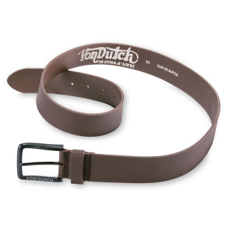 Ceinture en Cuir de Buffle Marron Nikky   - Von Dutch | Von Dutch