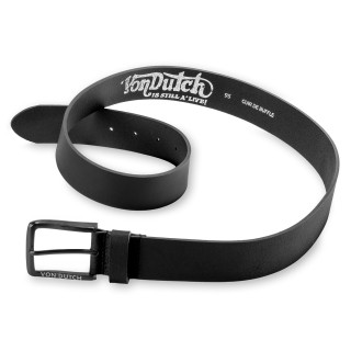 Ceinture en Cuir de Buffle Noir Nikky - Von Dutch | Von Dutch