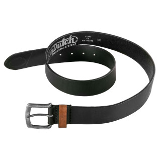 Ceinture en cuir de vachette Noir Kruch - Von Dutch | Von Dutch