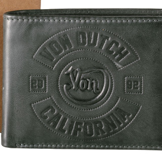 Portefeuille en cuir Noir Kart - Von Dutch | Von Dutch