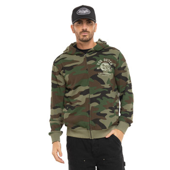 Sweat à capuche Zippé Kaki VINY | Homme - Vondutch
