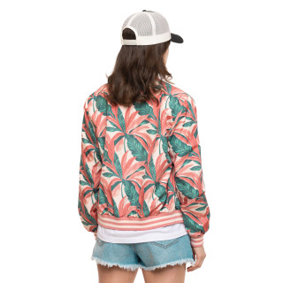 Bombers Satin Mi saison Rose TROPICAL | Femme - Vondutch | Von Dutch