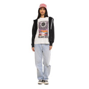 Sweat à capuche Zippé coupe Oversize Noir PALM | Femme - Vondutch | Von Dutch