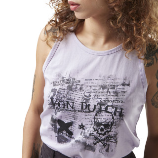 Débardeur Violet coupe Slim JOURNAL | Femme - Vondutch | Von Dutch