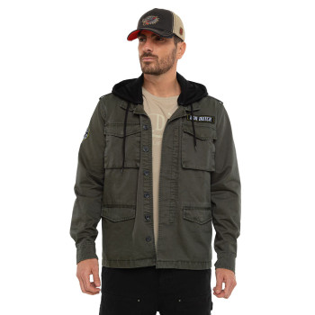 Veste à capuche Mi saison Kaki SALT | Homme - Vondutch