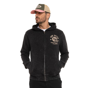 Sweat à capuche Zippé Gris VINY | Homme - Vondutch