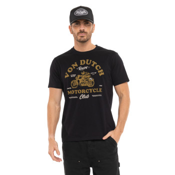 Tee Shirt Noir coupe Régular Col rond CITY | Homme - Vondutch